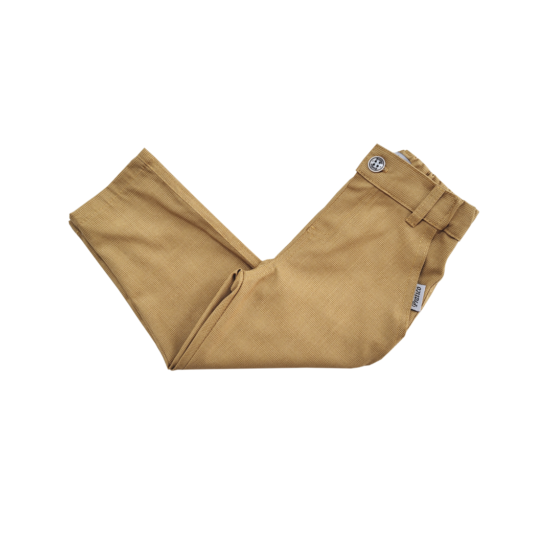 Oker karirane pantalone